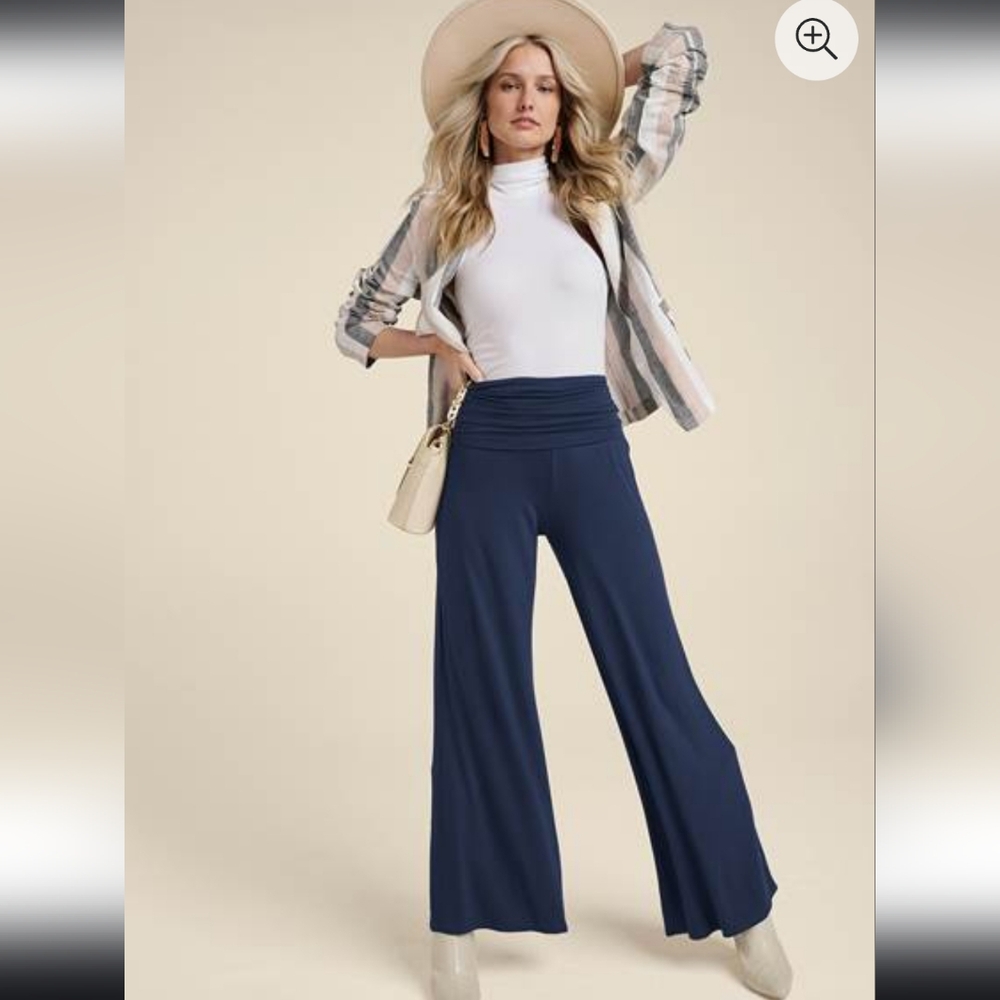 VENUS PULL ON WIDE LEG PANTS